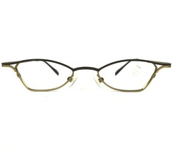 Ogi Petite Eyeglasses Frames 2082 COL.78 Matte Brown Gold Wire Rim 42-18-135 - £25.57 GBP