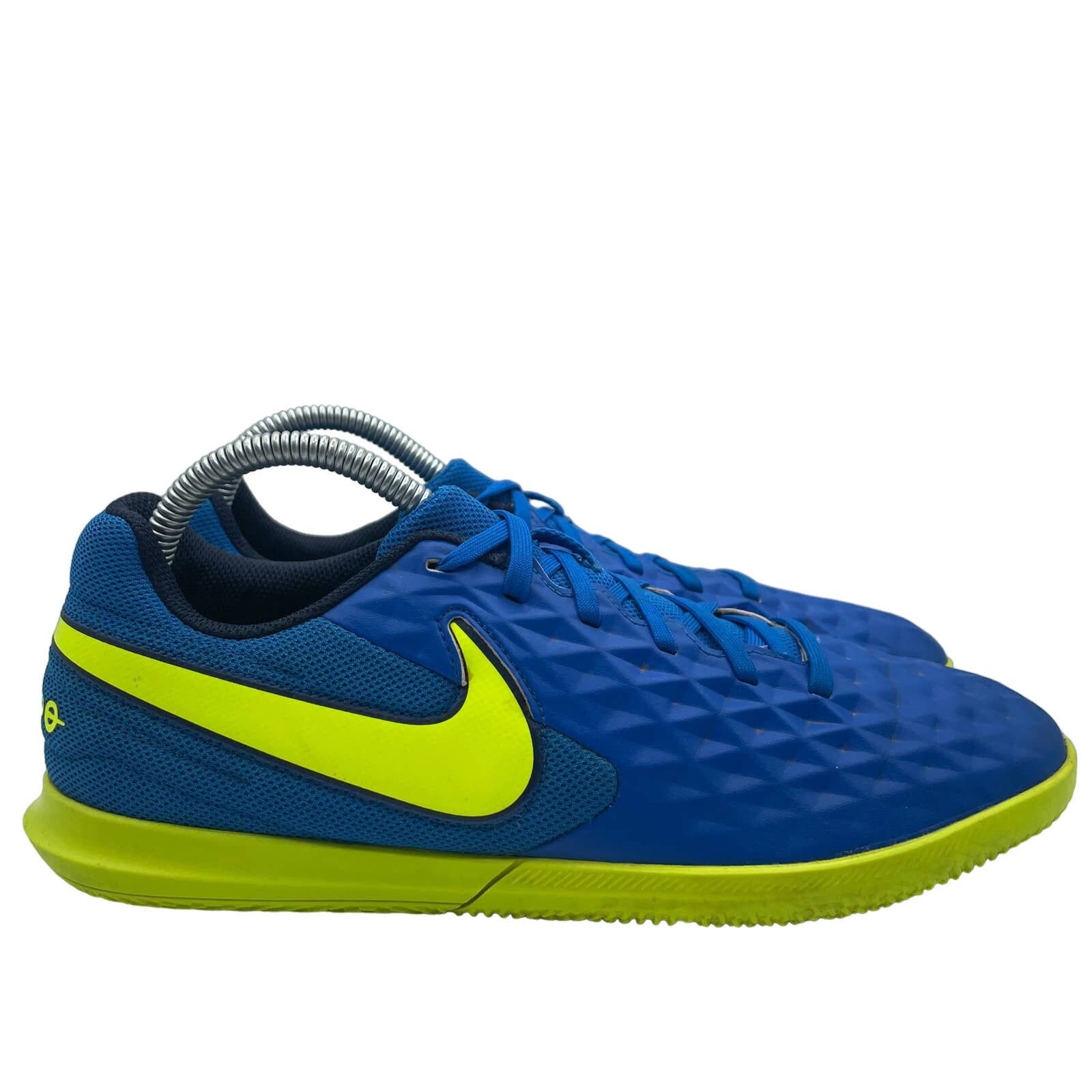 Primary image for Nike Tiempo Legend 8 Club IC Indoor Soccer Shoes Blue Green Mens 8