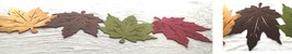 Table Runner Cut Out Heavy Felt Maple Leaves 53 INCHES X 14 INCHES Red G... - £7.84 GBP