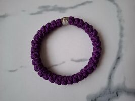 Purple Orthodox Serbian Prayer Rope Bracelet - 33 Knots - €18,75 EUR