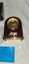 NIB CMI Corp Clock Quartz AON Advertising Unused Vintage - $372.61 MXN
