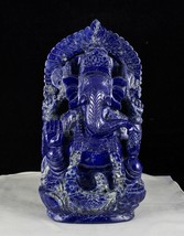 Natural Lapis Lazuli Lord Ganesha Statue 10&quot; 21000 Ct Gemstone For Home ... - $3,325.00