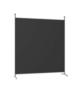 Single Panel Room Divider Privacy Partition Screen For Office Home Black - £50.46 GBP