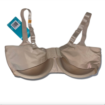 New Vanity Fair Nearly Invisible Nude Beige Bra Size 38DD 76207 Flawless Edge - £17.52 GBP