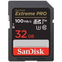 San Disk Extreme Pro 32GB UHS-I U3 Sdhc Memory Card - £19.91 GBP