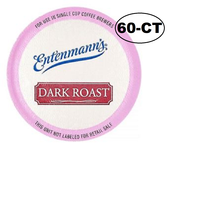 Dark Roast K Cups Coffee  Entenmann's  60 Cups Roasted Fresh Weekly - $39.99