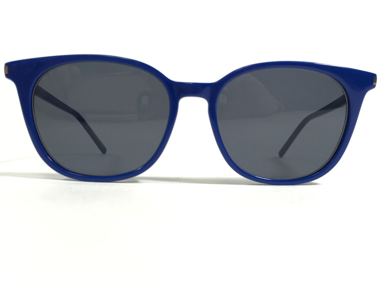 Saint Laurent Sunglasses SL38 SURF 002 Blue Horn Rim Frames with Blue Lenses - $112.02