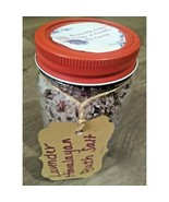 Homemade Lavender Rose Petal Himalayan Bath Salt Soak Black &amp; White 16 oz - $13.85