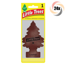 24x Packs Little Trees Single Leather Scent Hanging Trees | Prevents Odor! - £22.67 GBP