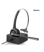 Naztech-Bluetooth Over-The-Head Headset 6.9&quot;Lx6.3&quot;Dx2.4&quot;H remote control - £40.86 GBP