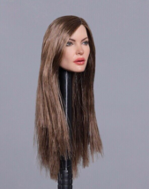 1/6 female head sculpt long hair suntan Phicen hot toys 12&quot; figure - $25.23