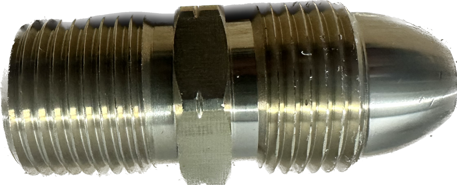 BRASS ADAPTER MALE POL TO 1/2&quot; MALE PIPE THREAD PROPANE HOSE TANK CONNEC... - $16.04