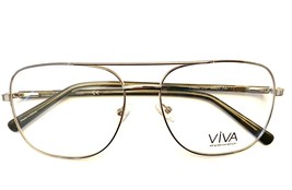 Viva Eyewear VV4042 010 Men&#39;s Aviator Eyeglasses 60-17-140 Demo Lenses - $1,461.11 MXN