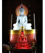 Bouddha hindou décoration LED filature halo lumière 27,5 cm culte... - $169.31