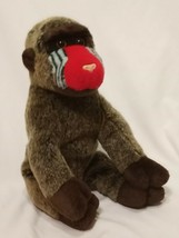 Cheeks the Baboon Monkey Ty Beanie Buddies Plush Stuffed Animal 11&quot; 2001  - £14.34 GBP