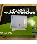 Alpine Towel Dispenser - Multifold/C-Fold - Stainless Steel W/ Brushed F... - $29.69