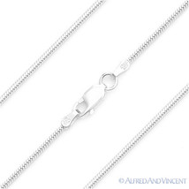 Italy 925 Sterling Silver 1mm Thin 8-Sided Snake Link Italian Chain Necklace G25 - £15.93 GBP+