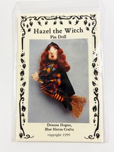 Hazel The Witch Pin Doll Pattern by Deanna Hogan Blue Heron Crafts 1999 - €8,46 EUR