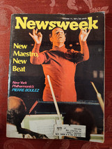 Newsweek October 11 1971 Oct 71 Pierre Boulez New York Scoop Jackson Razors - £12.94 GBP