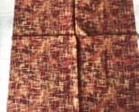 1/3 Yd Quilting Fabric Nature&#39;s Brilliance Red Gold Cross Hatch Robert K... - $15.04