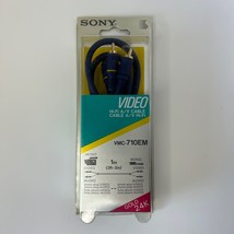 Sony VMC-720EM A/V 1m Cable Mono Audio Video New in Package 24K Gold - $18.88