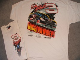 Dale Earnhardt #3 Goodwrench Plus Chevy on a XXL white tee shirt - $25.00