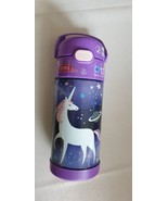 FUNTAINER 12 Ounce Stainless Steel Vacuum Insulated Straw Bottle SPACE U... - $25.57 CAD