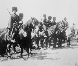 Russian Cossacks patrolling on horseback World War I 8x10 Photo - £6.93 GBP