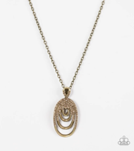 Paparazzi The Heiress Brass Necklace - New - £3.56 GBP