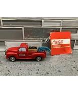 Coca-Cola Kurt Adler Resin Pickup Truck with Christmas Tree Holiday Orna... - $274.14 MXN