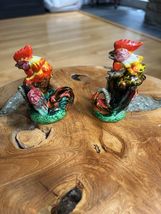 Vintage Ceramic Rooster Salt and Pepper Shakers - $19.80