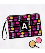 Polka Dots Pattern : Gift Makeup Bag Sweet Sixteen Party Decor Phrases G... - £9.48 GBP+