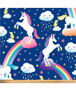 Heavenly plush fleece- unicorn dreams-1.5YD PRECUTS= 54 X 60 Inches - €11,11 EUR