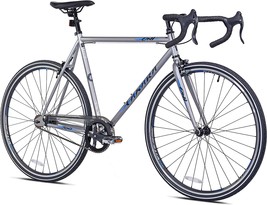 Takara Oni Single Speed Drop Bar Fixie Road Bike, 700C, Large, Silver. - £266.77 GBP
