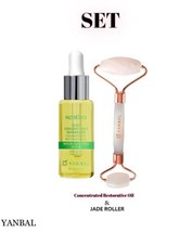 Jade Roller &amp; Sentiva Oil Set Skin Detox Facial, Eyes, Neck By Yanbal - £37.10 GBP
