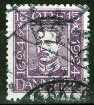 ZAYIX Denmark 171 Used 15o violet Royalty Christian X 083022S18 - £4.73 GBP