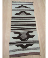 Antique Navajo Rug double saddle blanket 36”x16” American Indian art - $298.99