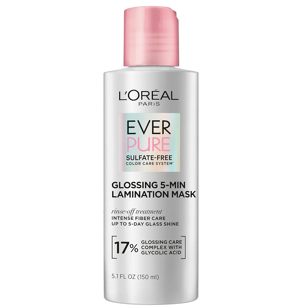 L&#39;Oreal Paris Glossing Lamination Hair Mask with Glycolic Acid, Hair Tre... - $21.01 CAD