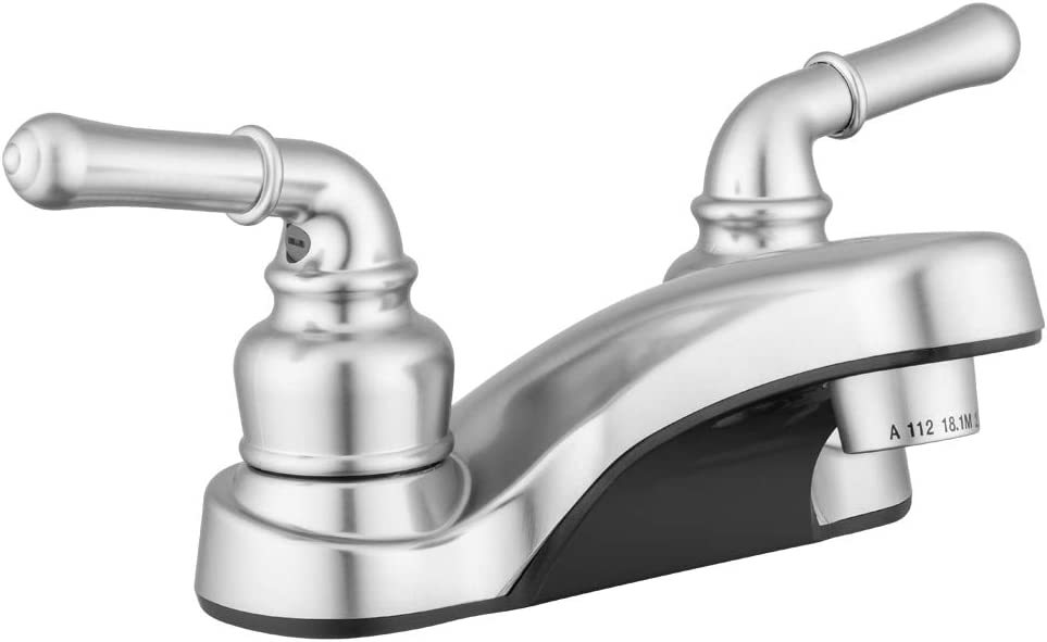 Pacific Bay Lynden Bathroom Faucet - Metallic Plating Over, Brushed Sati... - $39.99