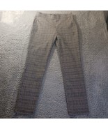 Tommy Hilfiger Plaid Ankle Pants Career Casual Office Preppy Stretch Wom... - £19.51 GBP