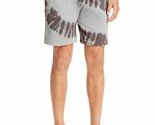 Original Paperbacks Brandeis Tie Dye 8&quot; Lounge Shorts in Grey Gunmetal-XL - $31.94