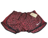 Nike Dri-Fit Tempo Leopard Running Shorts Womens Size Small Red NEW DV72... - $29.99