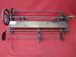 Antique Hand Cranked Cast Iron Monarch Wallpaper Cutter Trimmer - $296.99