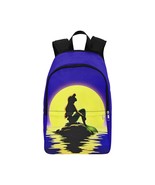 Little Mermaid All-Over Print Adult Casual Waterproof Nylon Backpack Bag - $61.12 CAD