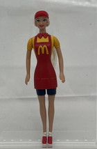 Vintage 2001 Barbie / Mcdonald&#39;s Happy Meal Toy - Employee Worker 5” - £4.79 GBP
