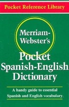 Pocket Reference Library: Merriam-Webster&#39;s Pocket Spanish-English Dicti... - $40.82 MXN