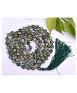 Healing Crystal Mala Knotted  African Firoza 42 inch String 108 Beads Si... - £33.31 GBP