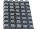 1/4&quot; Tall x 1/2&quot; Square Rubber Feet  Tapered  3M Adhesive Back   40 Per ... - $12.88