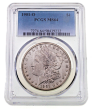 1901-O Argent Morgan Dollar Classé Par PCGS Comme MS-64 ! Superbe - $155.91