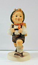 Goebel Hummel Figurine School Boy #82 2/0 Germany ~ Boy Walking with Bac... - $14.99